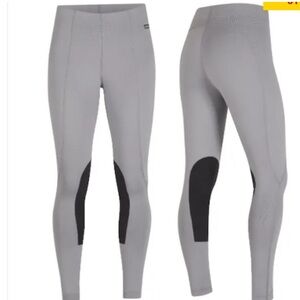 Kerrits Flow Rise Knee Patch Performance‎ Tights Gray S